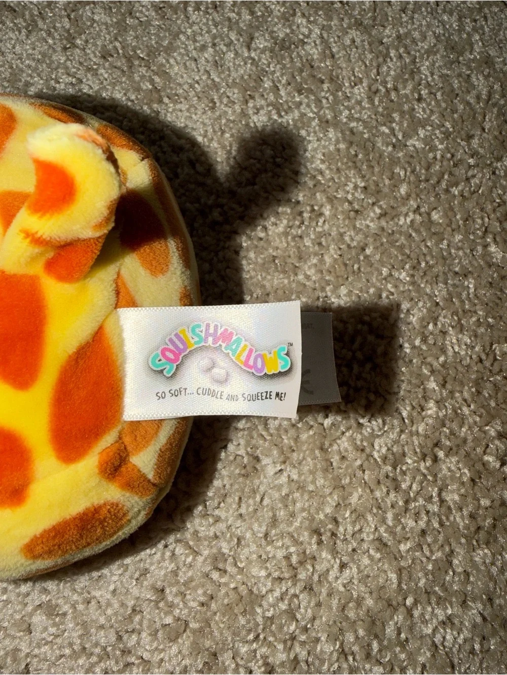 Squishmallows Yellow and Brown Giraffe Plush